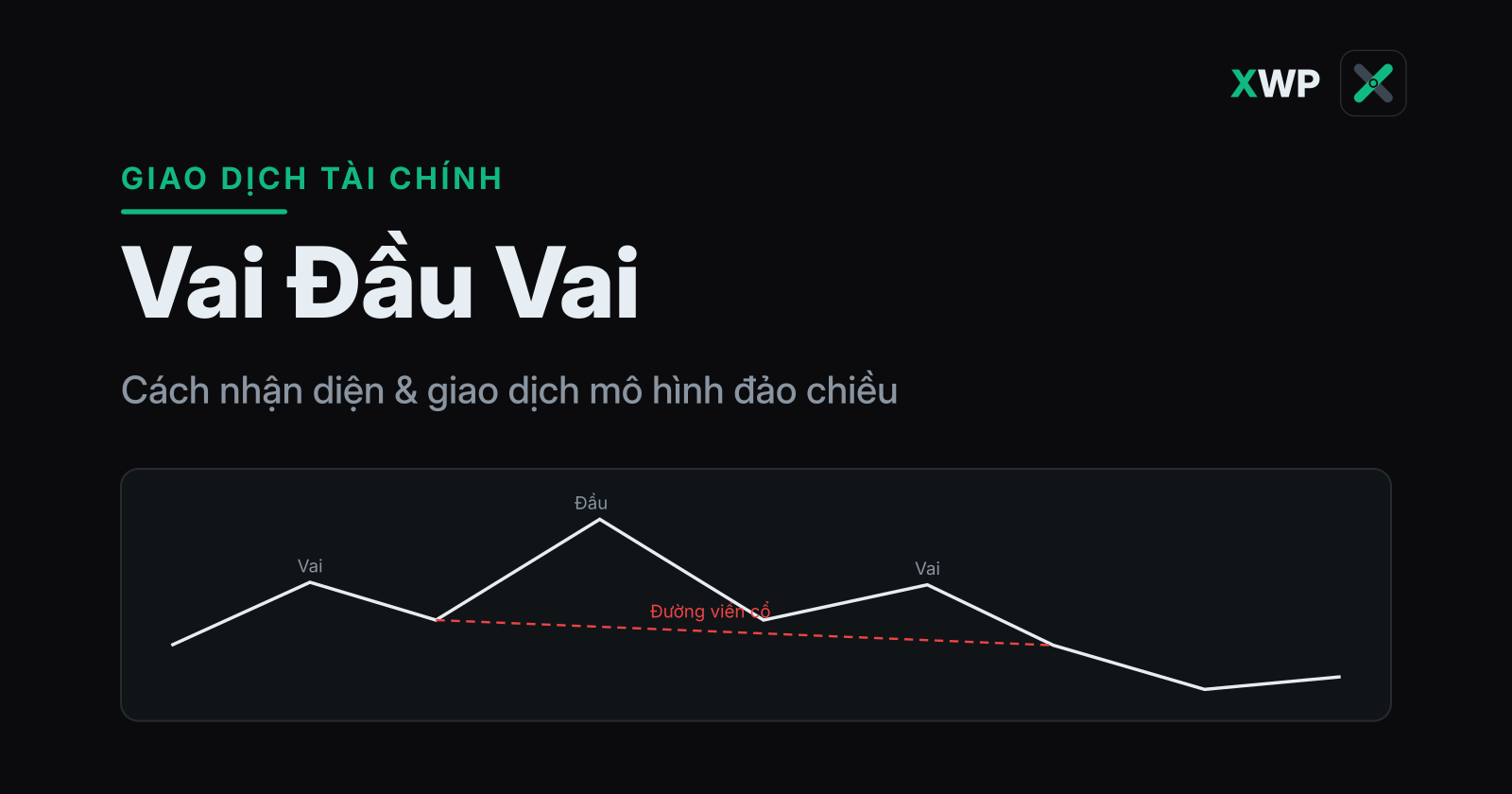 Bìa mô hình Vai Đầu Vai: ba đỉnh với đầu cao nhất và đường viền cổ, thương hiệu XWP